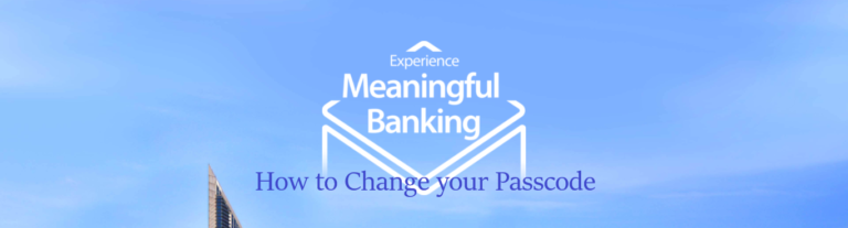 Change your Passcode || Metrobank Online